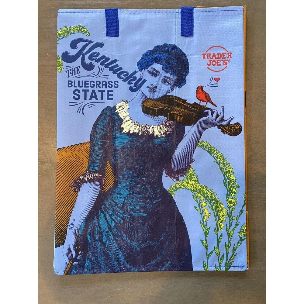 Trader Joe’s Bag Kentucky NEW Reusable Grocery Shopping Mystery Bag Ships Fast